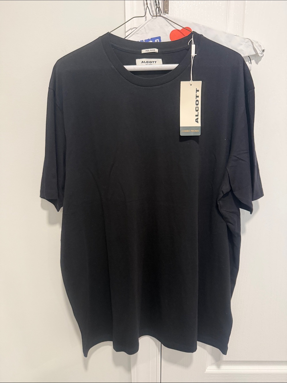 Alcott Black Short-Sleeve Crew Neck Tee